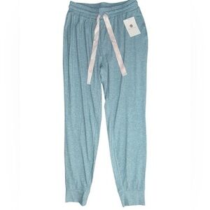 Well + Calm Ribbed Joggers Heather Sky Blue Size Small